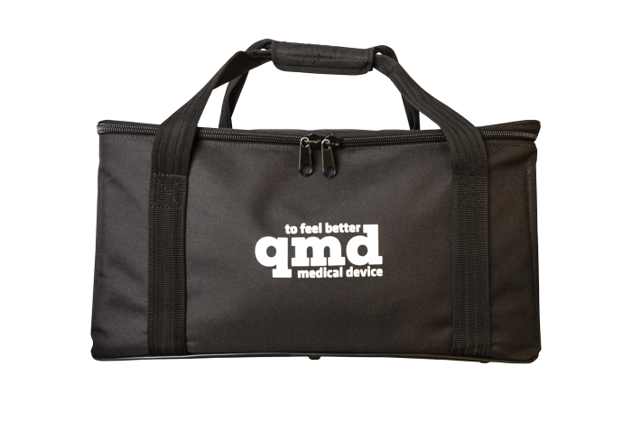Borsa Portamedicinali Sportiva Nera, Nylon 420D Impermeabile, 13 Litri, Con Tracolla E Tasche Interne