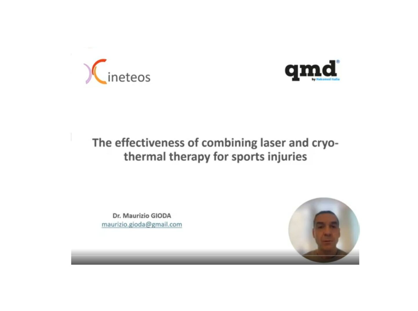 Combined use of laser and Cryo therapy in sports injuries – with Maurizio Gioda