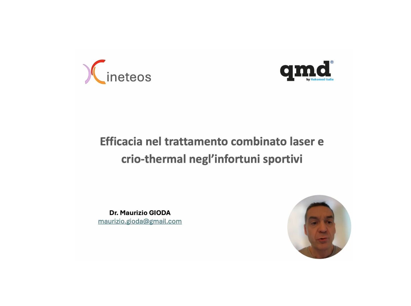 Efficacia nel trattamento combinato laser e crio-thermal negli infortuni sportivi – con Maurizio Gioda