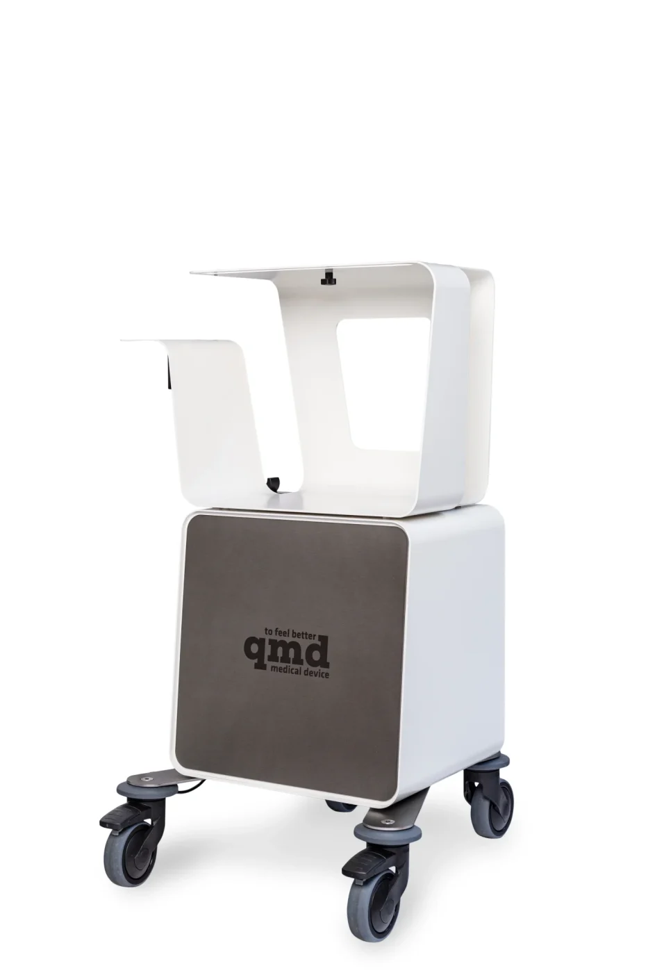 Carrello terapeutico qmd® per sistemi laser, cryo-thermal e combinati
