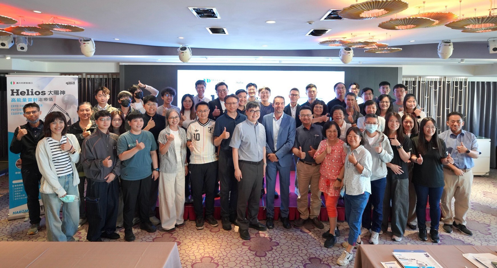 Workshop in Taiwan mit dem Hochleistungslaser helios